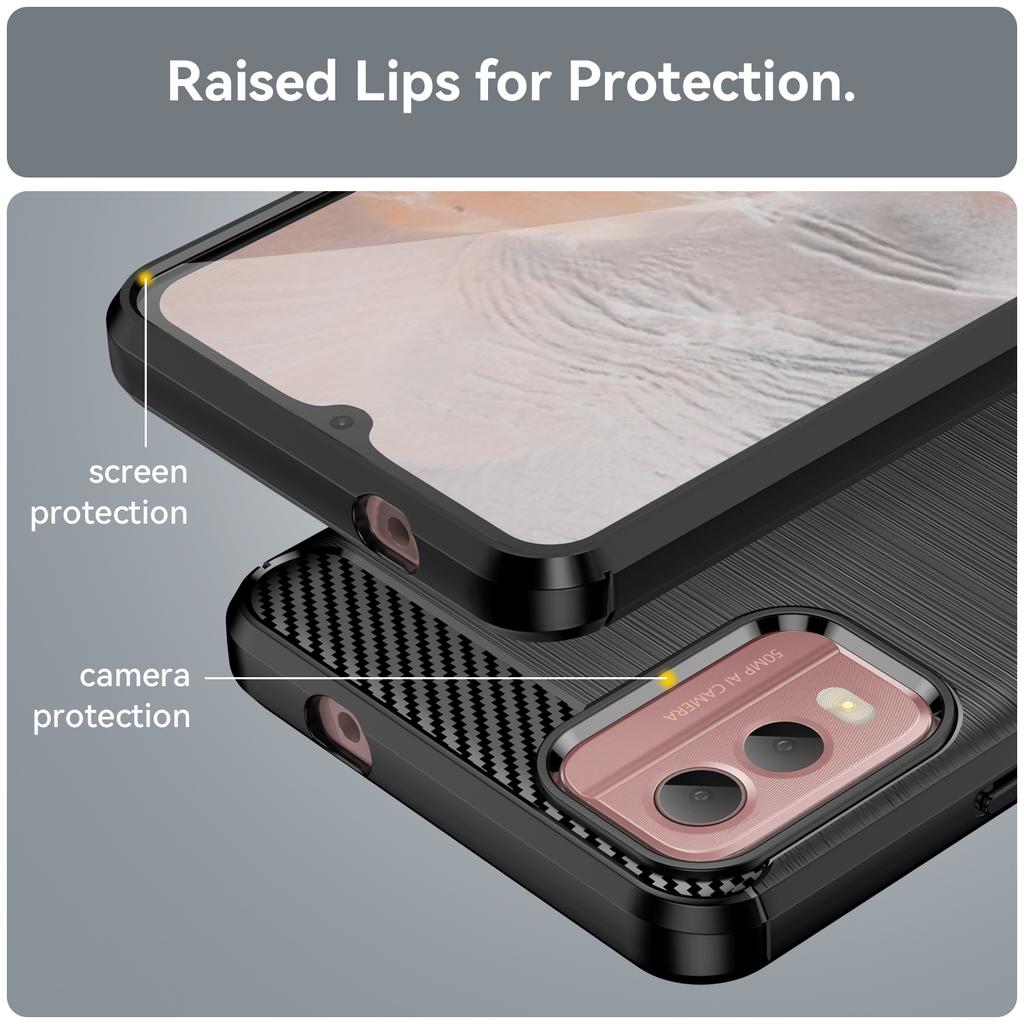 Für Nokia C32 Hülle Für Nokia C200 C100 C31 C21 C12 Plus C22 C32 Hülle Stoßfest Weiches Silikon Schutz-Bumper Für Nokia C32