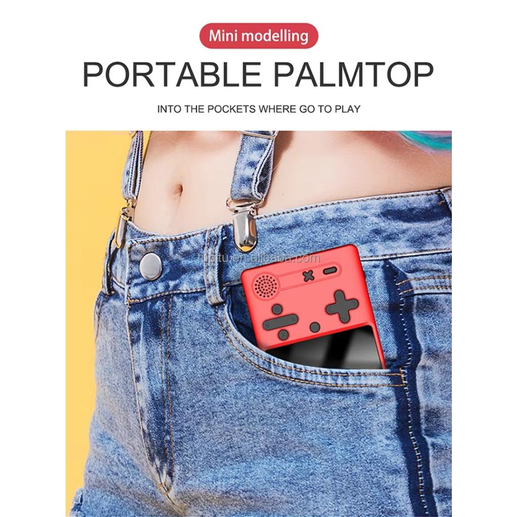 M6 Handheld Spielkonsole Einzel Doppel Kinder 500 Spiele Retro Klassische Nostalgische Mini Handheld Geschenk