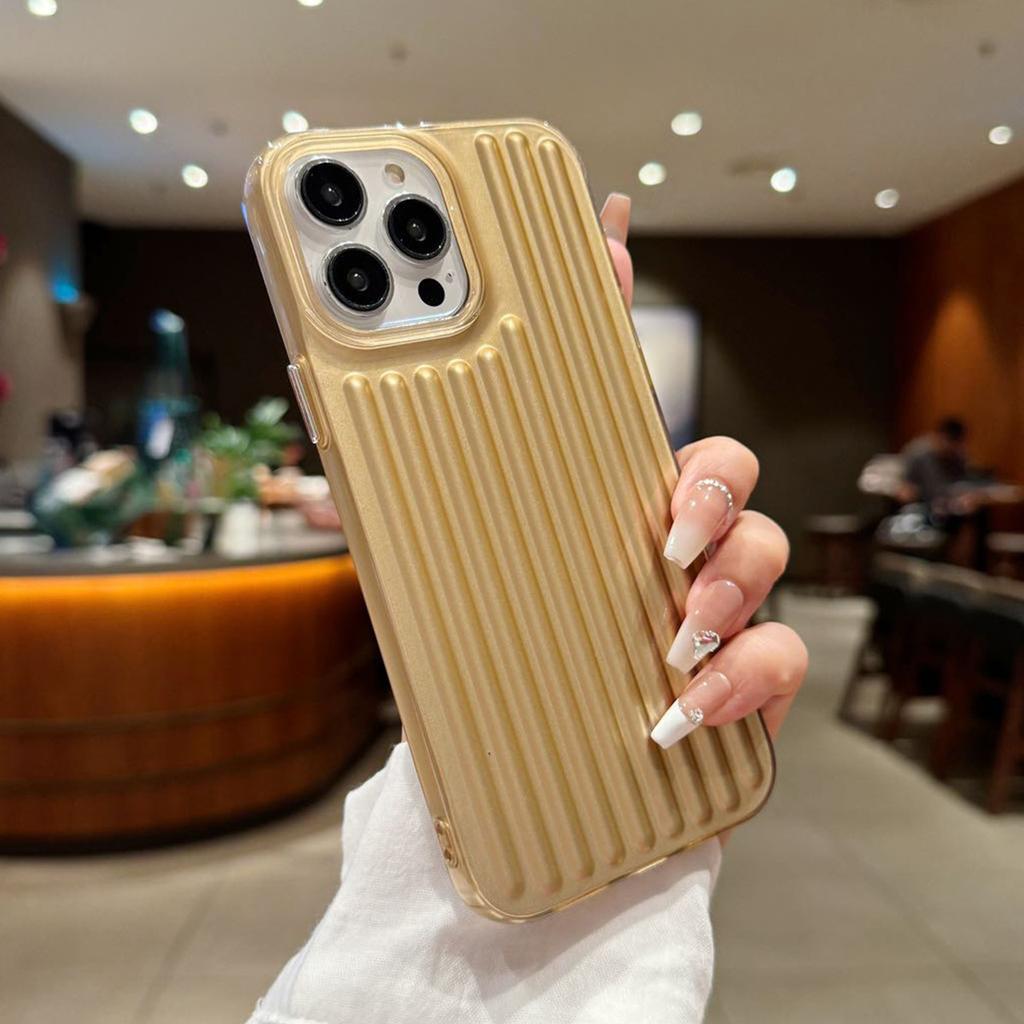 Fashion Vertical Pattern Light Column Mobile Phone Case for Apple Mobile Phone Protective Case High-end for Iphone for Apple 16pm Mobile Phone Case