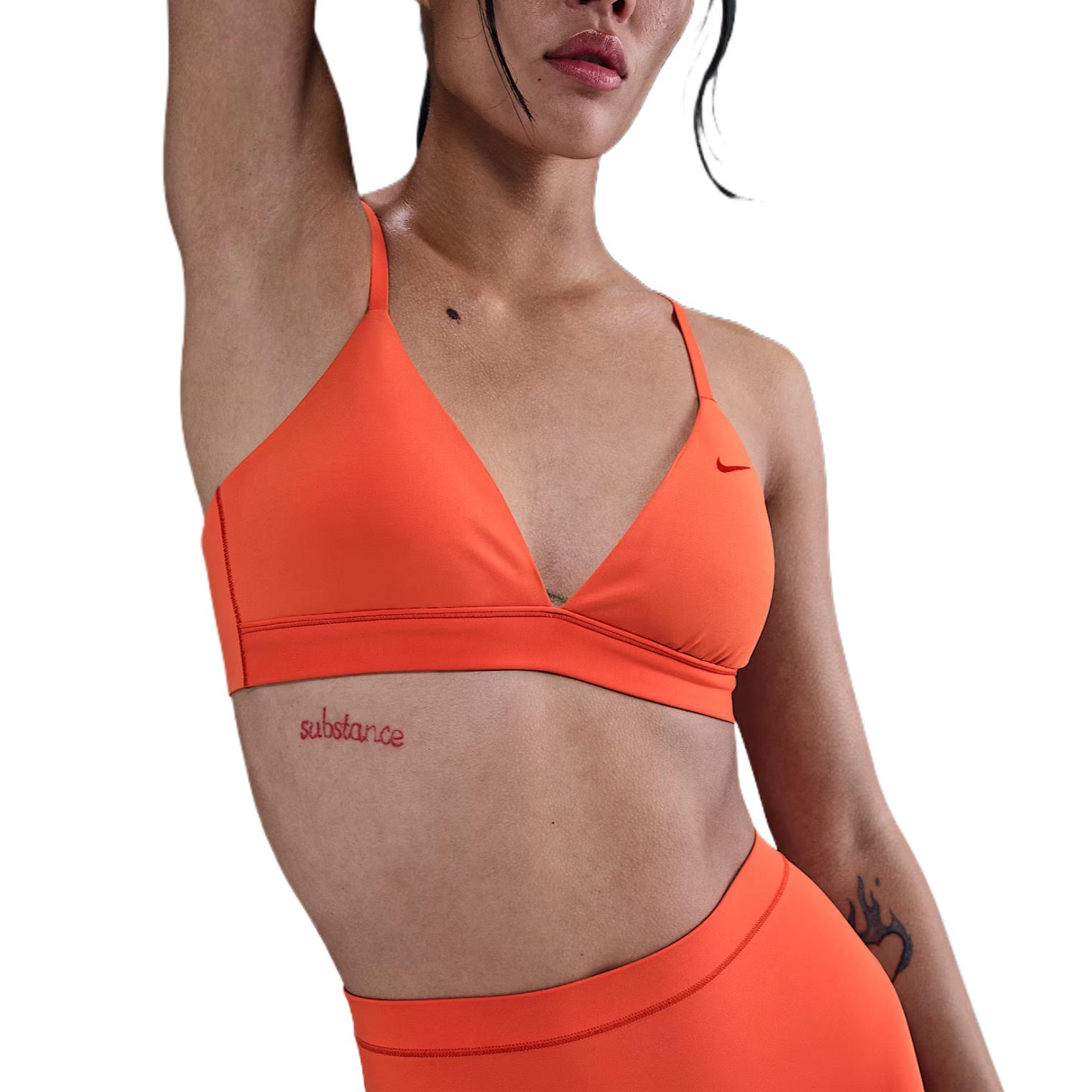 

Nike Swoosh Stealth Evaporation Удобный Модный Универсальный Бюстгальтер Женское нижнее белье HQ7004-633 XL