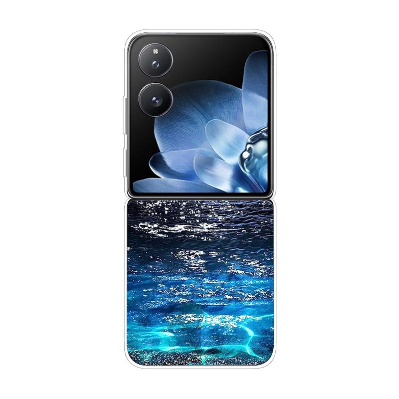 Hard PC Cover For Xiaomi Mix Flip ShockProof Phone Case For Mi Mix Flip 5G Ultra-Thin Back Clear MixFlip Shell Cover Coque Funda