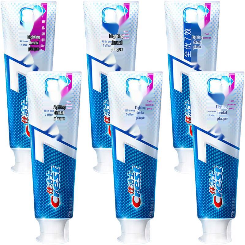 Crest All-in-One 7-Benefit Anti-Plaque Toothpaste 6-Pack
