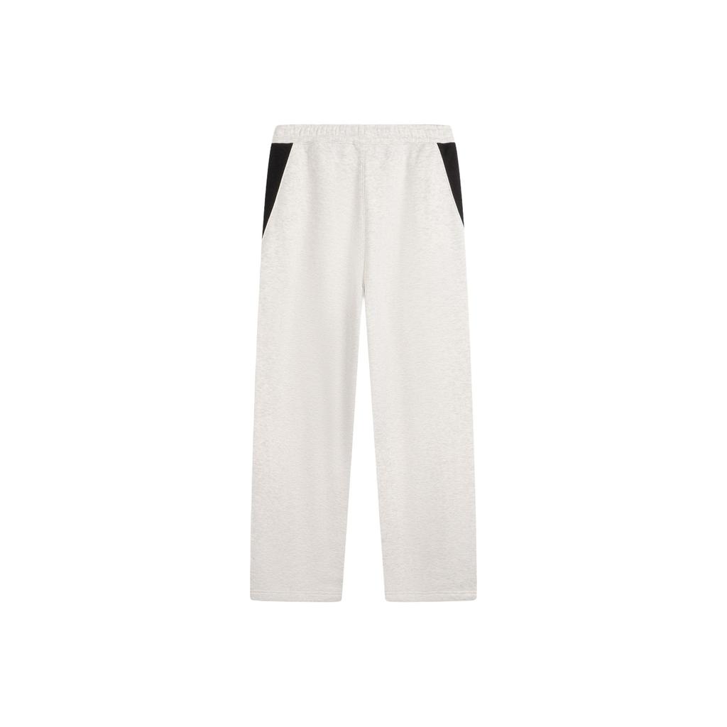 Li Ning Sports Lifestyle Series Warm Loose Logo Knitted Sweatpants Men Bottoms AKLV849-1