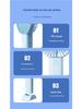 Portable USB Rechargeable Handheld Mini Fan - Silent, Strong Wind for Outdoor Use