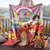 Coperta Calda in Flanella con Fantasia Amazing World of Gumball, Coperta Leggera e Confortevole per Letto e Divano