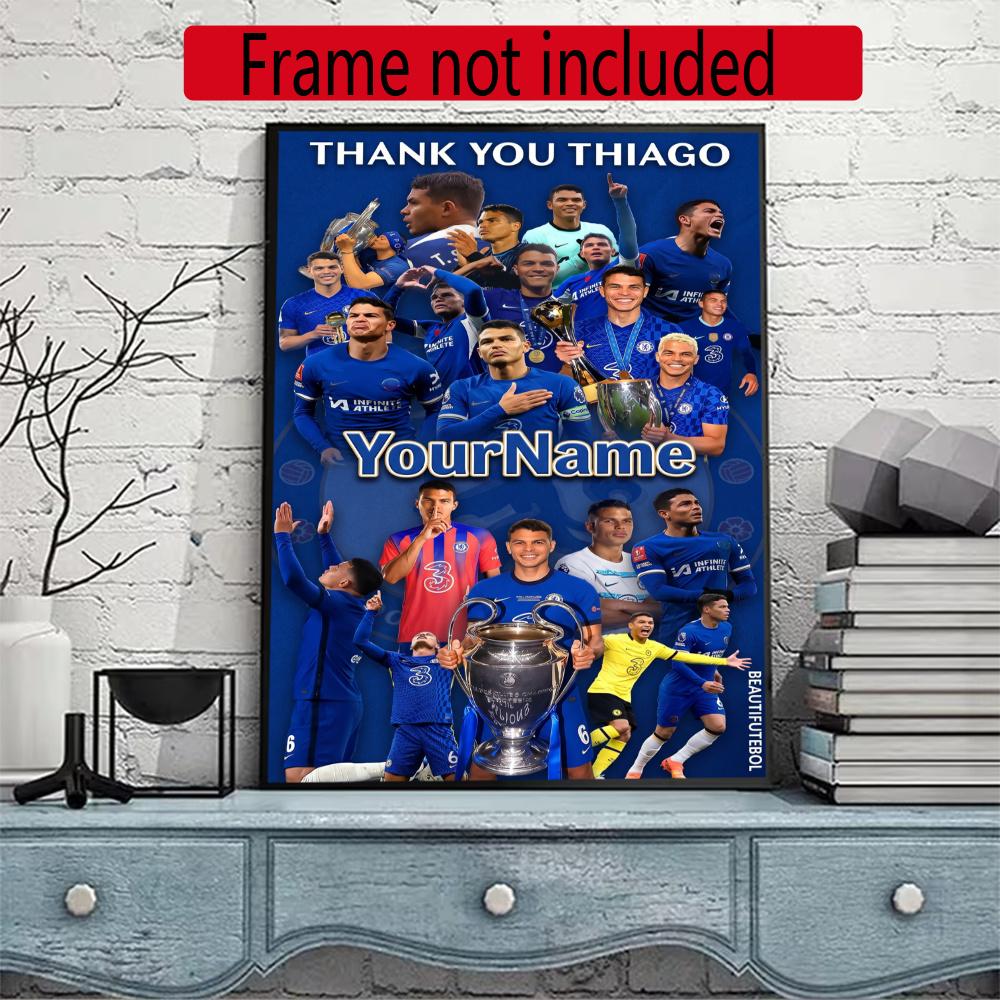 Chelsea Fc Customize Your Name Diamond Painting Round Diamond Diy Frameless Holiday Artwork Suitable For Home Office Wall Decoration