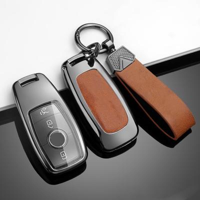 Aluminiowa obudowa pilota kluczyka do Mercedes Benz ACESG klasa GLC CLE CLA GLB GLS W177 W205 W213 W222 X167 AMG akcesoria samochodowe