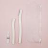 Portable Eyebrow Razor for Women with Protective Cover - Gentle Stainless Steel Blade
