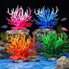 Plastic Aquarium Coral Decoration Lifelike Fish Tank Decoration Office Decor