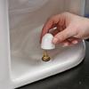 6pcs Universal Toilet Bolt Caps, Round Plastic Push-On Toilet Bowl Bolt Caps Covers, With Extra Washers For Easy Installation