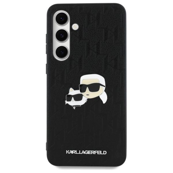 Karl Lagerfeld Klhcs24Fepgklkcpk Sam S24 Fe S721 Black Hardcase Monogram Karl&Chaoupette Head Pin