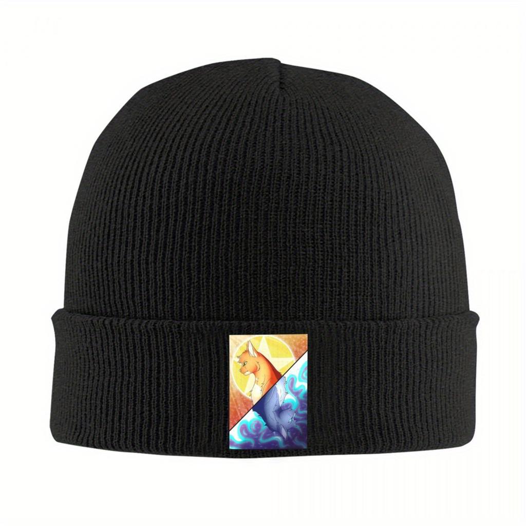 "Fire Alone Will Save The Clan..." - Warriors Warm Knitted Cap Fashion Bonnet Hat Autumn Winter Outdoor Beanies Hats for Unisex