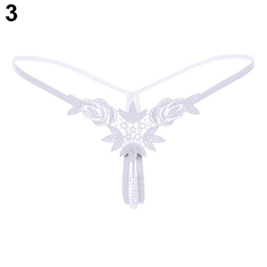 Frauen Sexy Tangas Strap G-string V-string Höschen Spitze Blume Unterwäsche Slips