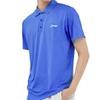 Li-Ning Solid Color Logo Embroidered Short Sleeve Polo Shirt Men Tops Dodger-Blue YPLT033-2