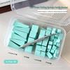 Nail Art Sponge: Professional Small Square Blending Tool for Gradient Blush and High-Density Cotton Application
