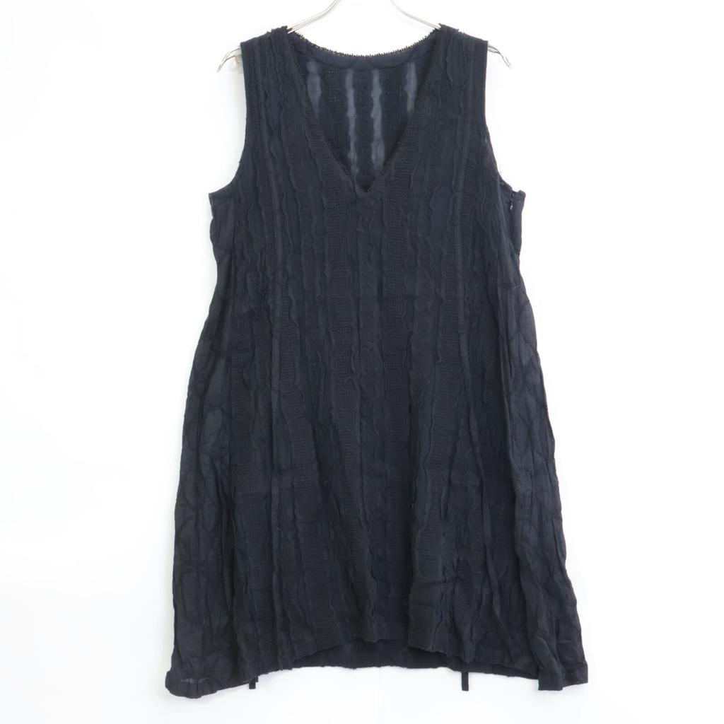 Haat HA93FH707 Black Lace V-Neck Sleeveless Dress Dress 2 blackUsed