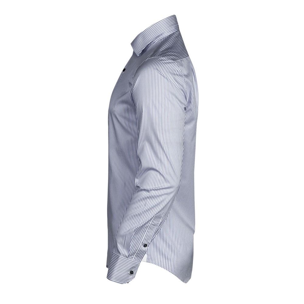 Camisa Social Masculina Reno com Listras James Harvest