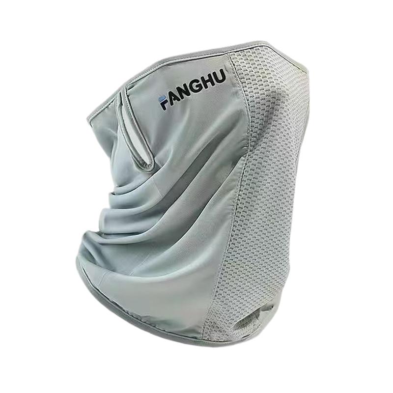 

Summer Sun Protection And Uv Protection Ear-Hanging Sunscreen Mask Neck Protection Breathable Full Face Mask