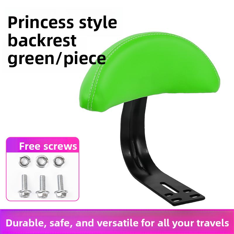 Universal sponge rear seat for electric vehicles, Princess model electric scooter chair with enlarged and thickened cushions