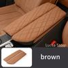For BMW 5 Series F10 F18 G30 G38 6GT Armrest Box Cover Cushion PU Leather Center Console Armrest Protector Pad Car Accessories
