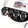 1 Piece Fashionable Business Large Dial Men's Quartz Watch, Business Casual Fashion Item, Wristwatch Gift for Junior and Senior