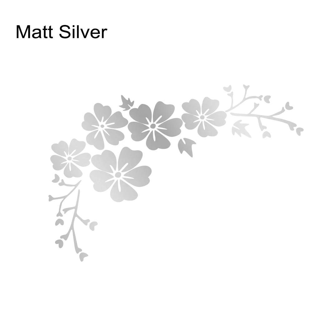 Car Sticker Blossom Flower Clusters Waterproof Vinyl Decal DIY Car Body Door Window Automobile Exterior Decoration Accessories