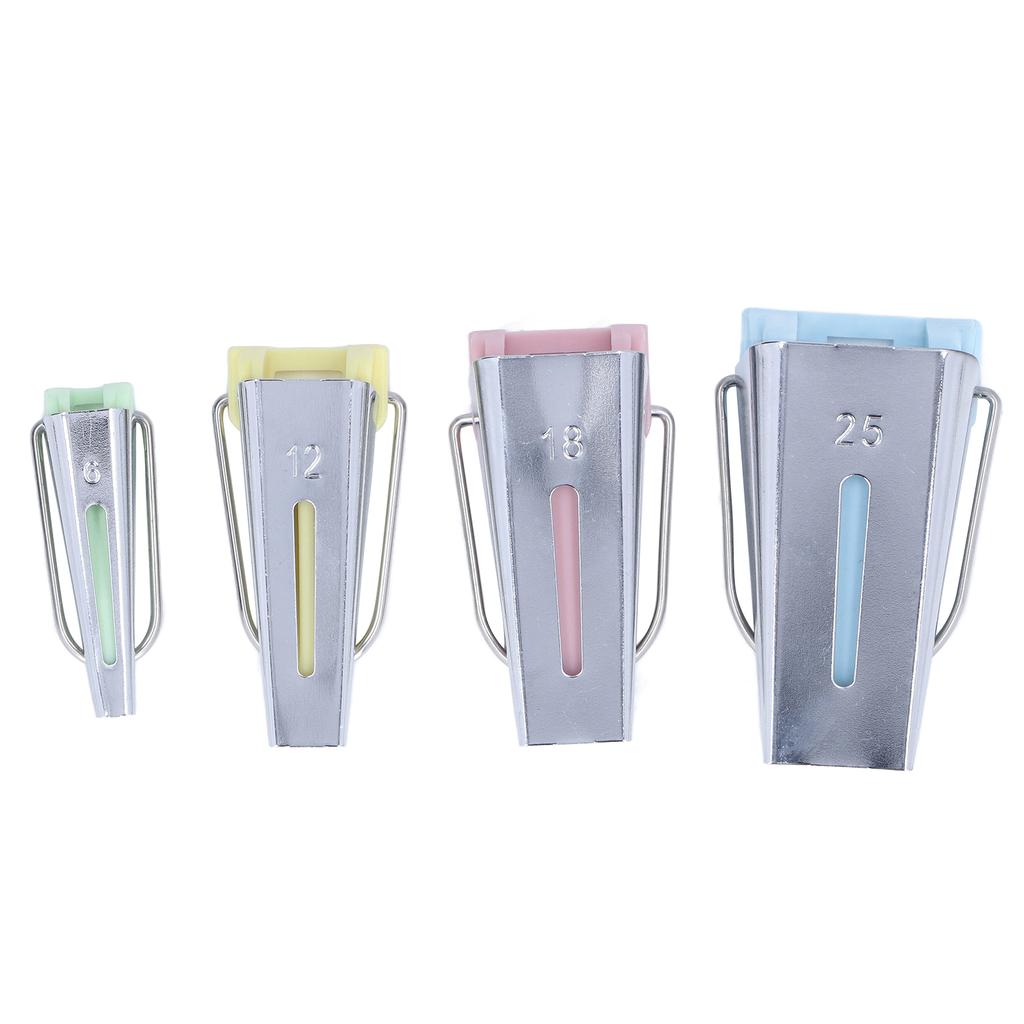 4Pcs Bias Tape Maker Accurucy Household Sewing Quilting Tools DIY Patching Work Supplies