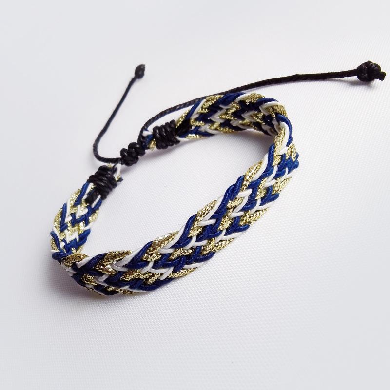 Bracelet Tissé Fait Main Série Originale: Bijoux de mode de rue élégants et personnalisés.