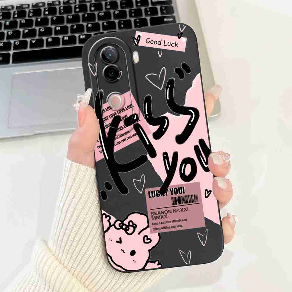 Flower Cover For Vivo V40e Case Soft Silicone Phone Back Cover Casing For Vivo V 40e V40e 4G V2403 Coque TPU Fundas