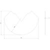 Semicircular Base (sheet Metal) for TORA Stove