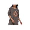 Adidas Stella McCartney Long Sleeve Logo Print T-Shirt Unisex Tops Brown IB5897