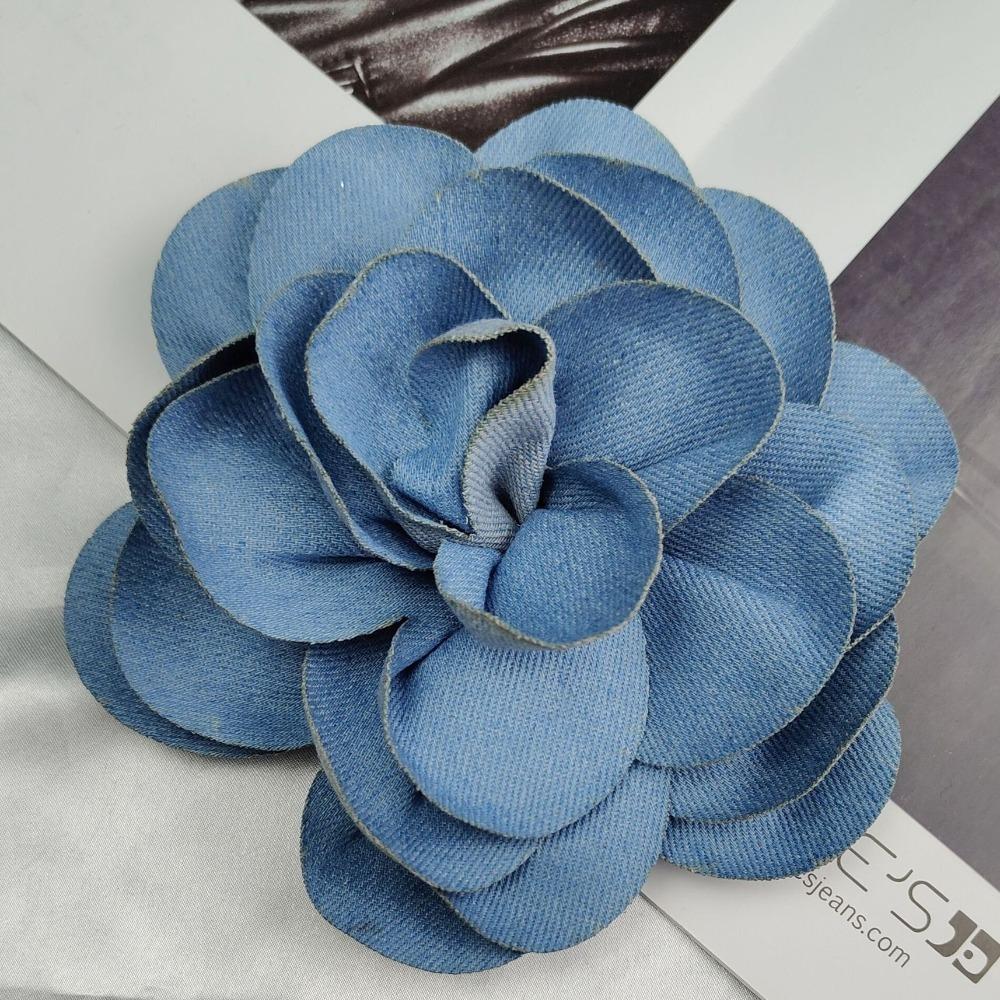 Spilla Floreale 3D Fatta a Mano Applique da Cucito Fai da Te 2024 Toppa Camelia Decorazione Vestiti