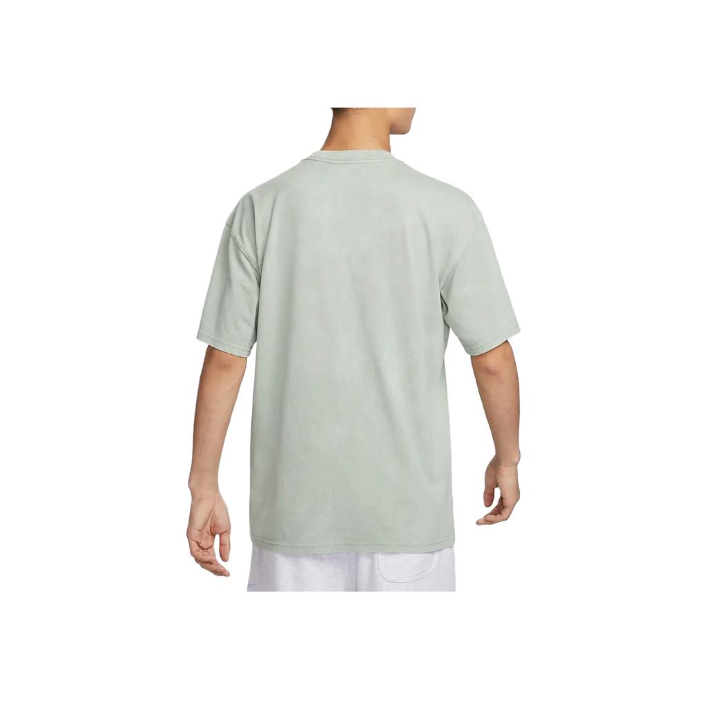Nike Logo Print Outdoor Casual Sports Crew Neck Short Sleeve T-Shirt Men Tops Horizon-Green FZ5400-370