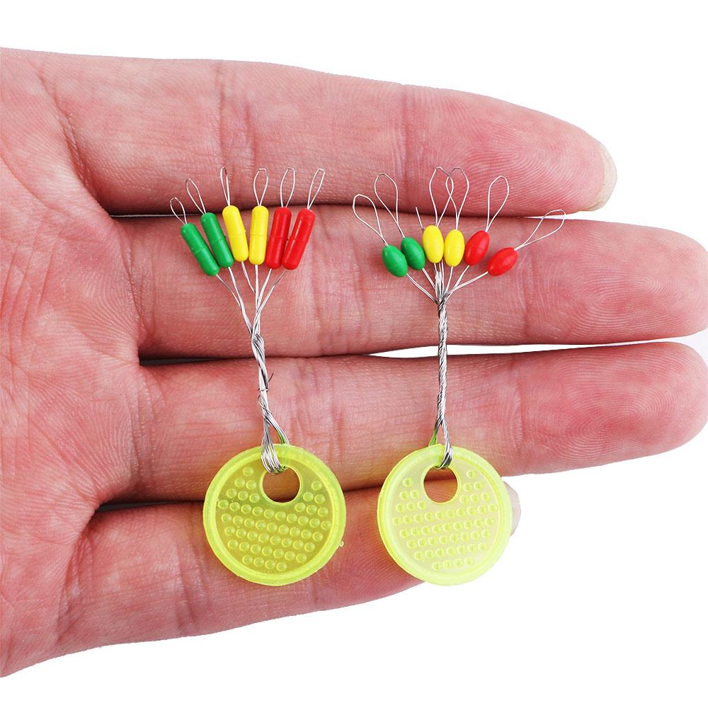 Rubber Stops Line Resistance Fishing Float Oval Floating Stopper Rubber Space Beans Fishing Bobber