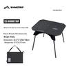 Mountain Fun Ultra-Light Folding Tactical Table: Portable, Detachable, Lightweight Camping Table for Outdoor, Motorcycle Touring, and Mountaineering.