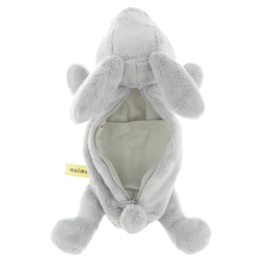 Sunstar Stationery Nuimee Plush Pencil Case, Rabbit, S1425943
