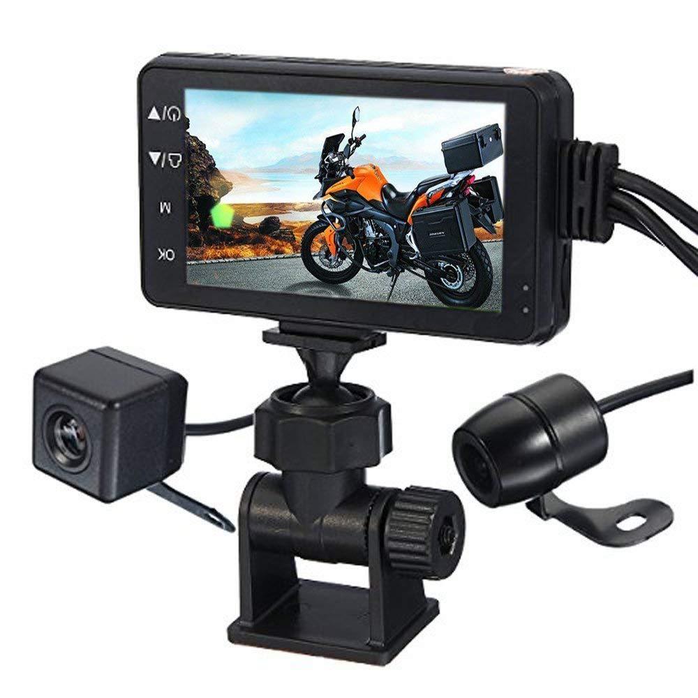 Motorcycle Driving Recorder High-definition Night Vision 720P Dual Lens Waterproof Camera Car Driving Recorder