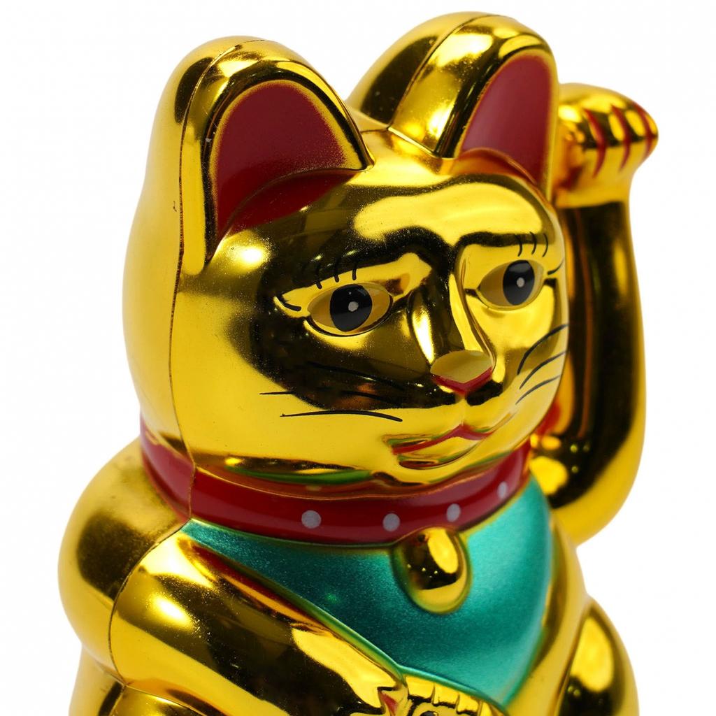 Gatto che saluta fortunato Gatto della fortuna Plastica Uomo che fa cenno Maneki Neko Auto Alta Qualità