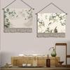 New Chinese Style Light Luxury Floral Bird Fabric Wall Art
