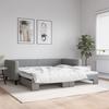 Vidaxl Sofa Rozsuwana, Jasnoszara, 100X200 Cm, Tkanina
