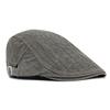 Cotton Forward Cap Middle-Aged and Elderly Men's Embroidered Cap Spring Summer Sun Protection Sun Hat British Beret Peaked Cap