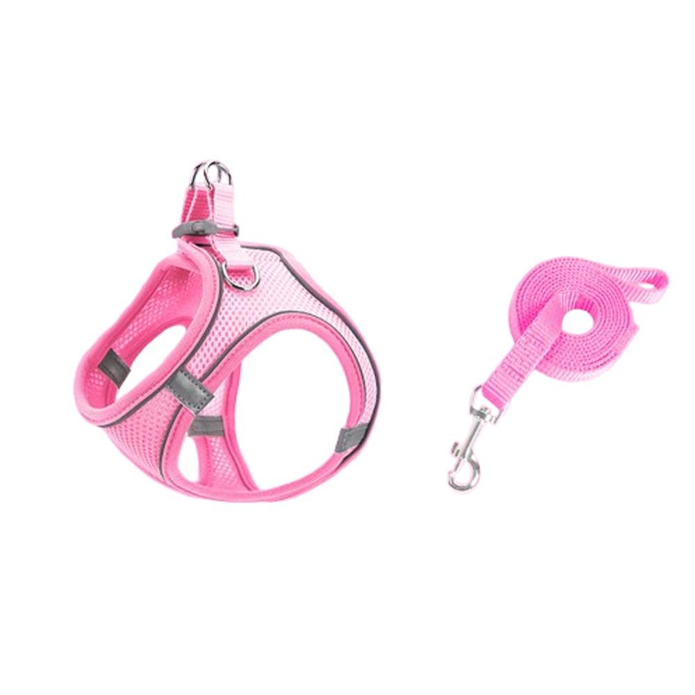 Adjustable Cat Harness Vest Reflective Pet Collar Harness Practical Dog Chest Strap  Pet Training