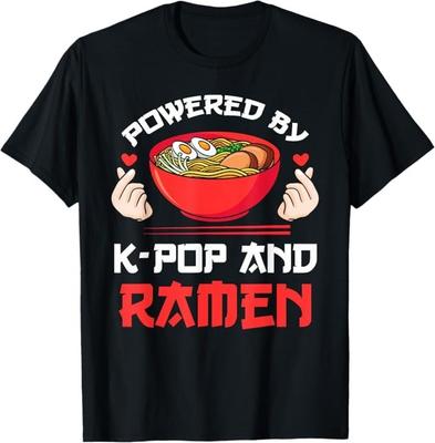 K-Pop und Ramen Kpop Merch Merchandise Geschenk T-Shirt