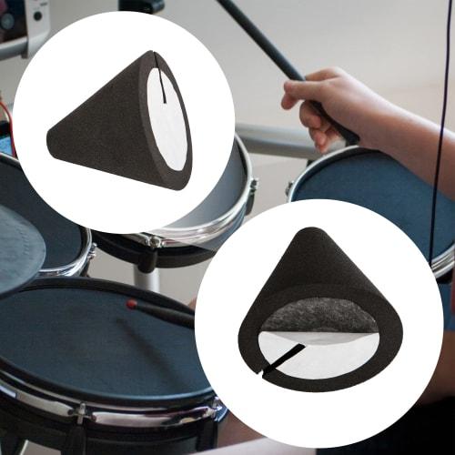 Yibuy 5pcs Electronic Drum Piezo Trigger Cone Cylinders 28*20mm Foam + 5pcs Electronic Drum Piezo Trigger Cones Trigger Pads