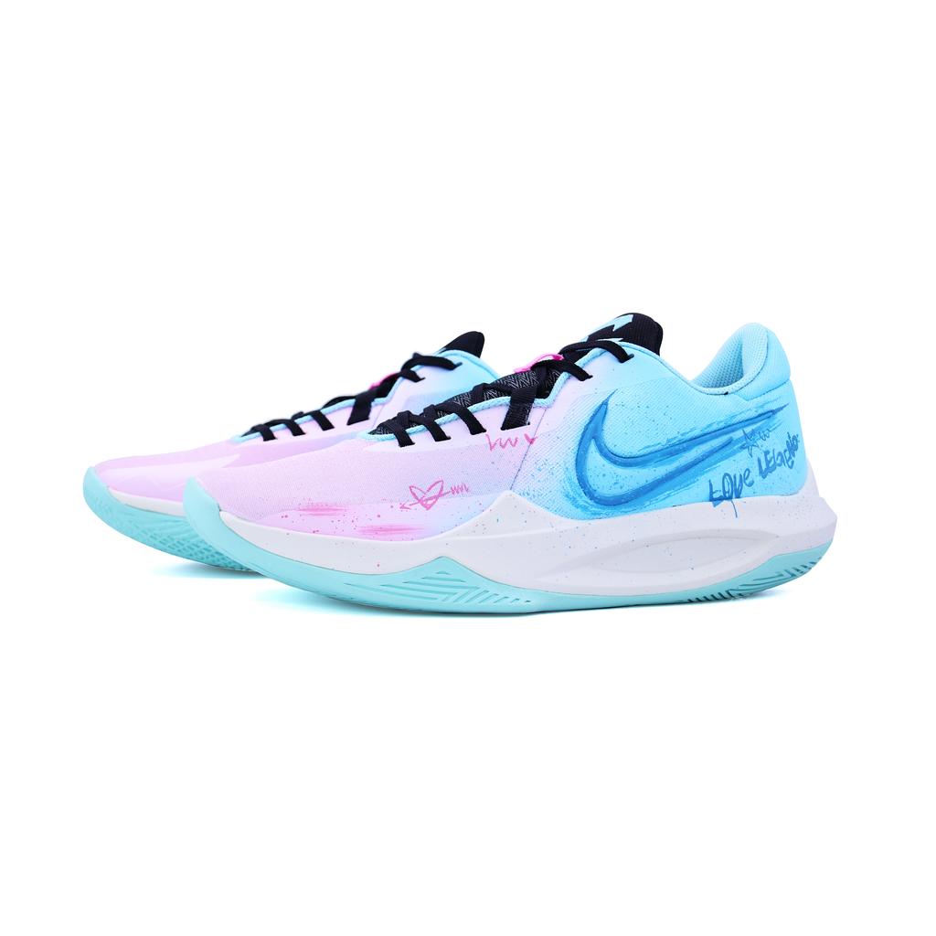 Nike Precision 6 Maris Sal Milk Powder CNY Mesh Low top Basketball Shoes Men's Pink Blue DD9535-102(Team620-)
