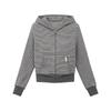 GREEN BELT Copenhagen Striped Knit Hooded Cardigan