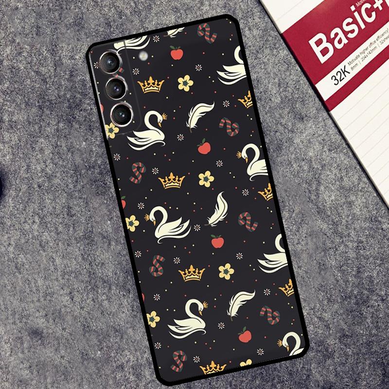 Captain Swan Once Upon A Time Case For Samsung Galaxy S24 S23 S22 S21 Ultra Plus Note 10 Note 20 S8 S9 S10 S20 FE Cover