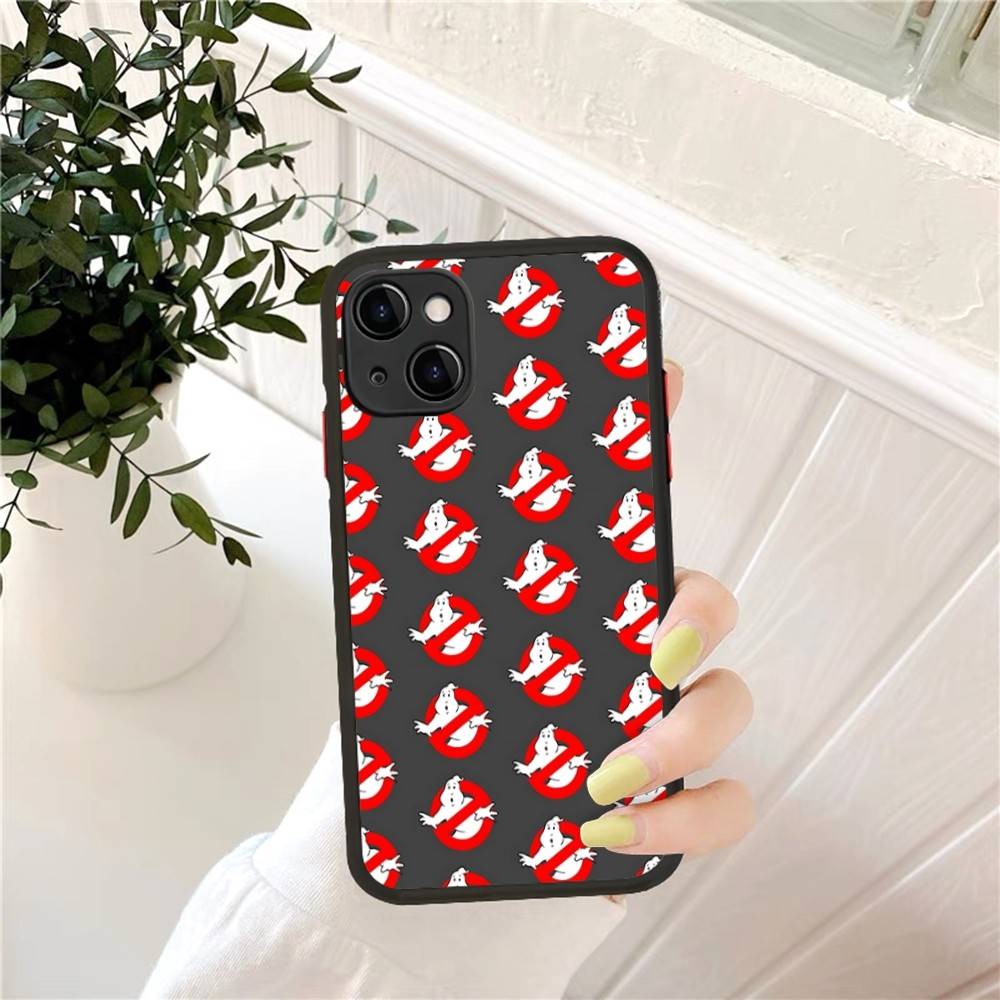 

Movie-G-Ghostbusters Phone Case For IPhone 14 11 12 13 Mini Pro Max 8 7 Plus X XR XS MAX Translucent Matte Cover iphone 16 pro