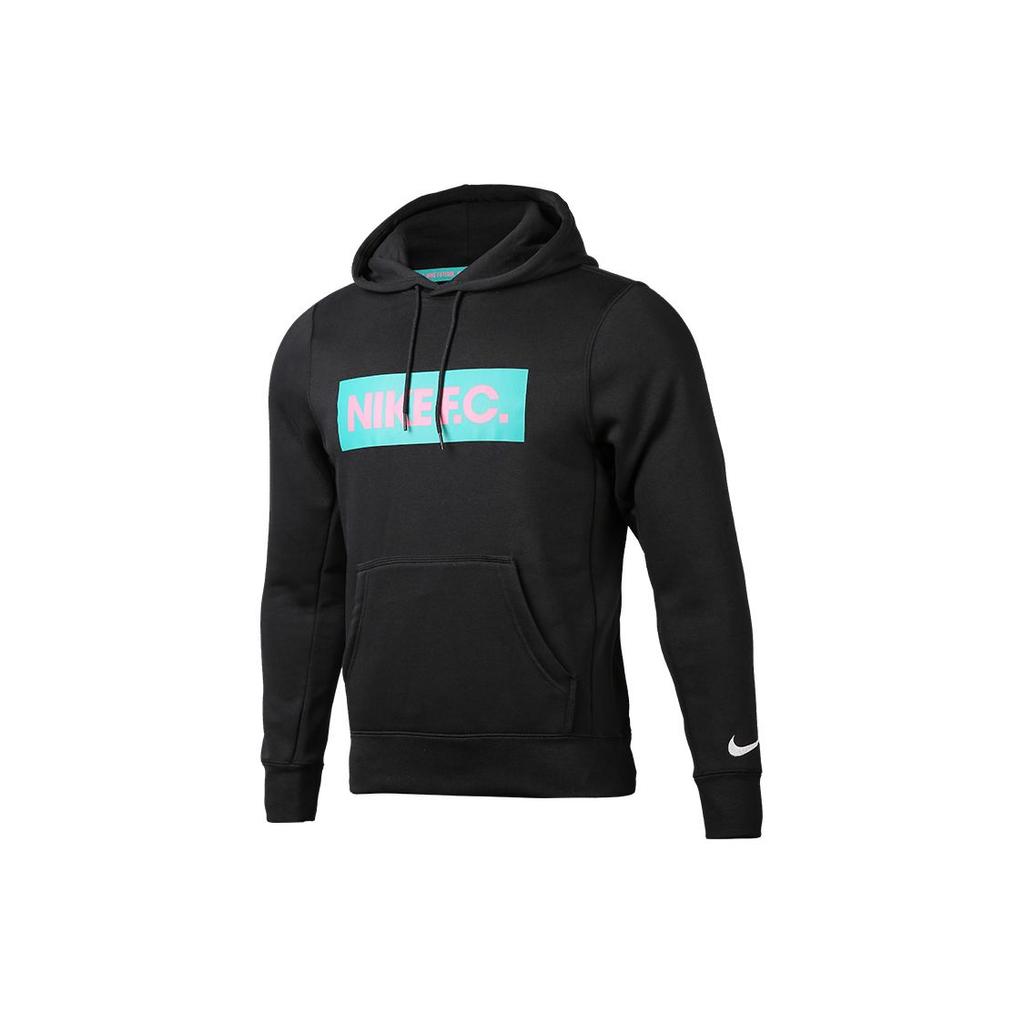 Nike F.C. Soccer Hoodie With Fleece Lining Men Tops Black CT2012-011