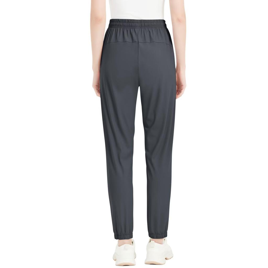 Sillictor Cooling Jogger Long Fitness Training Yoga Loose Plus Women's Pants, Pants, Trousers, Pants, Stylish, Fit, Sizes, yc2221SJ-dgr-L